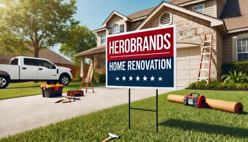 Custom Hero Yard Sign