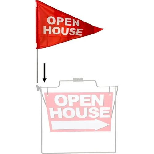 Open house Pennant Flag 10” x 8”